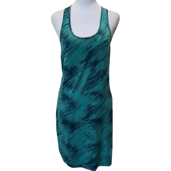 Smartwool Dresses & Skirts - Smartwool Green Racerback Sport‎ Tank Dress Athletic Wear Merino Wool Blend S/M